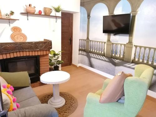 Apartamento en casa rural con amplio jardín a 5 min de la playa - La Riera