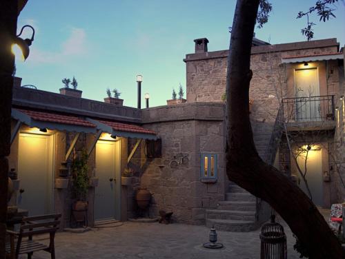 Mystic stone house at the ancient city of Assos