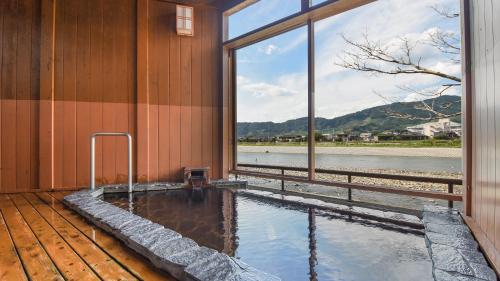 Bathroom, Fukusenka in Ukiha