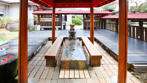 Hot spring bath, Fukusenka in Ukiha