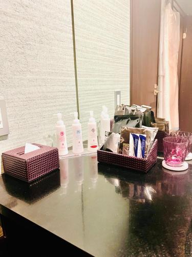 Bathroom, Asokono Hotel in Asahi