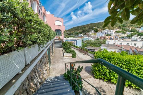 A szálláshely kívülről, Albergo Le Querce in Ponza Island