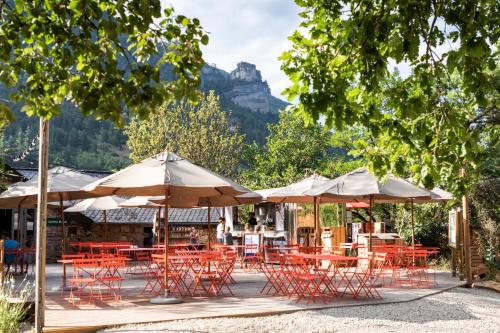 Iekārtas, Huttopia Gorges du Tarn in Les Vignes (Languedoc-Roussillon)