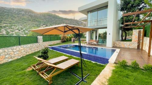 Villa w Pool Jacuzzi 5 min to Marina in Antalya