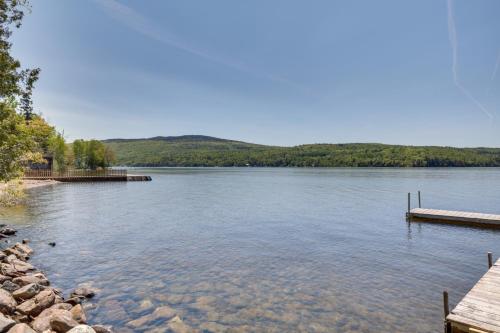 Picturesque Maine Getaway with Lake Access!