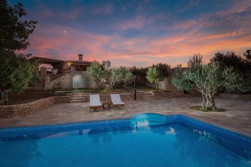 Villa Viva Brac - Pool - Meerblick