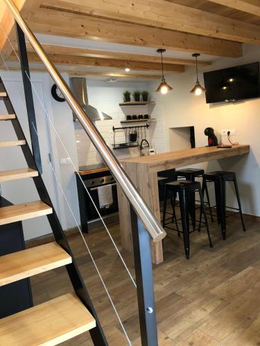 virtuve, Apartamentos El Arroyo in Boal