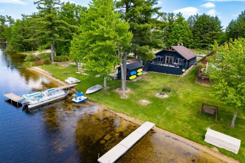 Diamond Lake Waterfront Cabin w/ Deck + Dock! in Luther (MI)