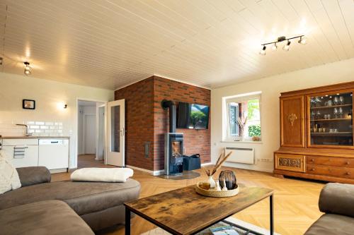 Kitchen, Ferienhaus 800m zur Ostsee, Hund, Strand, Meer, Geltinger Bucht in Niesgrau