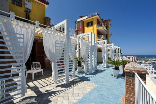 A szálláshely kívülről, La Sciabica in Agropoli