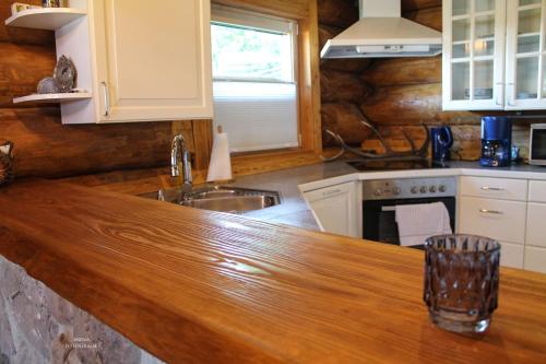 virtuve, Holzhaus Wildsbergblick in Morschen