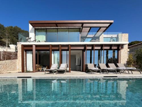 Villa avec piscine, vue mer - Location, gîte - Bandol