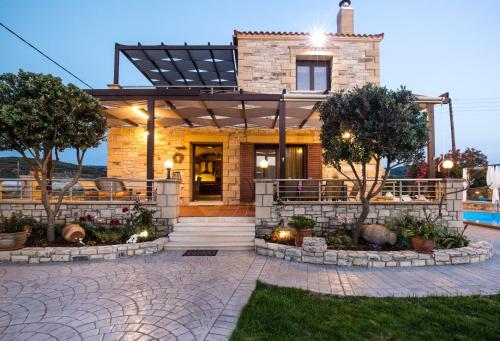 Exterior view, Villa Drapanias Homeleader in Mithimna