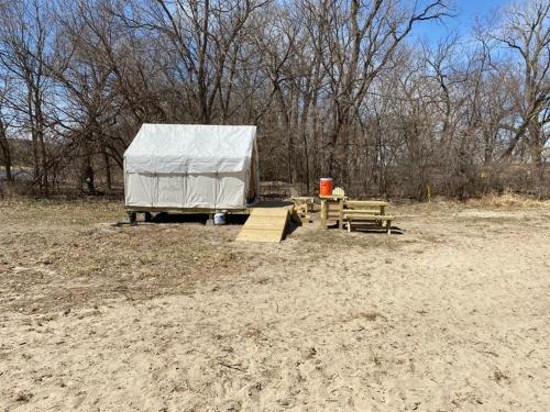 . Tentrr State Park Site - Nebraska Louisville SRA - Riverview A - Single Camp - Wheelchair Friendly