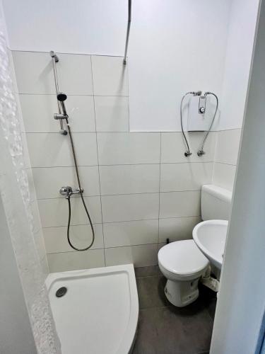 Zuhanyzó, Ferienwohnung, Monteur-Appartment R20 (Neuwertiges Apartment mit schnellem WLAN, Netflix, Glasfaser, Kostenlose Privatparkplatz auch fur Tr) in Freiberg am Neckar