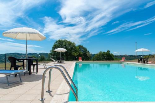 L'Aurora B&B - Rural Villa With Private Pool & Panoramic View Near Montelparo