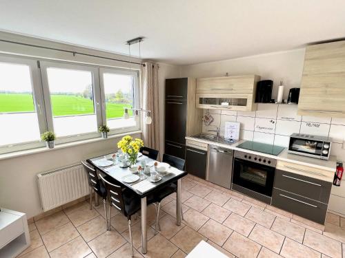 keuken, HAUS HOLIDAY - Wohnung 2 in Dahme