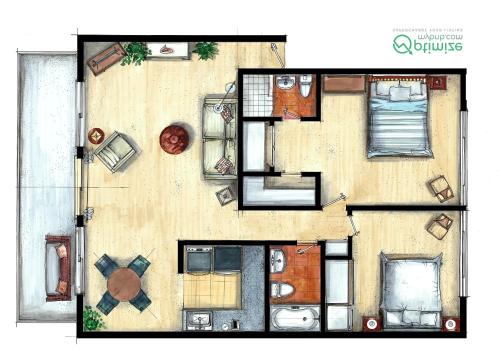 the Veranda, Best Area, 2 Baths, 2 Bedrooms, WD, Jacuzzi bath, New Carpet, Balcony, 925sf, Tacoma (fotografie 10)