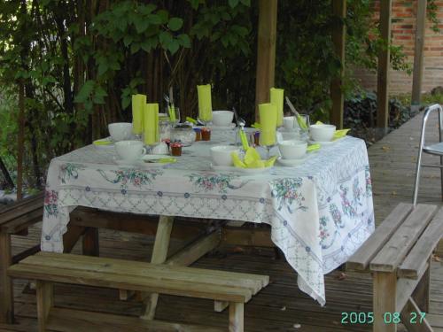 Ételek és italok, Chambres d'Hotes Au Grillon Dort in Moustey