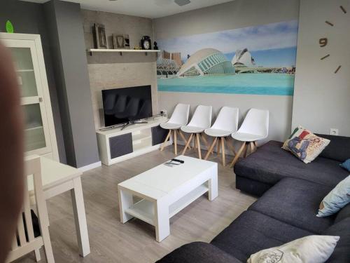 Precioso apartamento reformado con terraza, 4 habs, Valencie (fotografie 6)