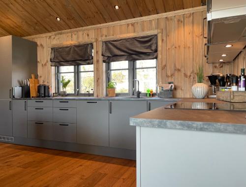 keuken, Hjemmekoselig hytte på Rauland (Hjemmekoselig hytte pa Rauland) in Rauland