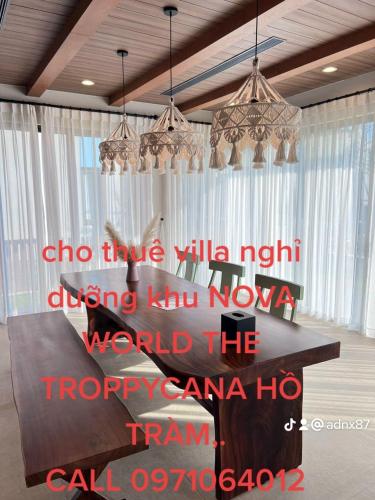 . Villa novaworld the troppi cana hồ tràm Bình Châu