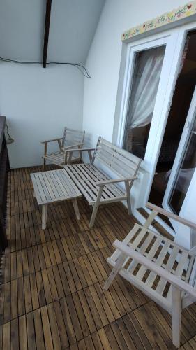 Balkons/terase, Cabana 2 Râuri (Cabana 2 Rauri) in Bălnaca
