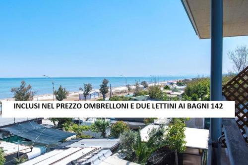 SE009 - Senigallia, trilocale sul mare con spiaggia