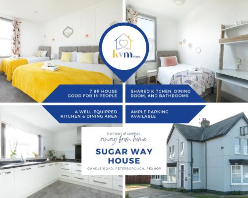 KVM - Sugar Way House for large groups by KVM Serviced Accommodation