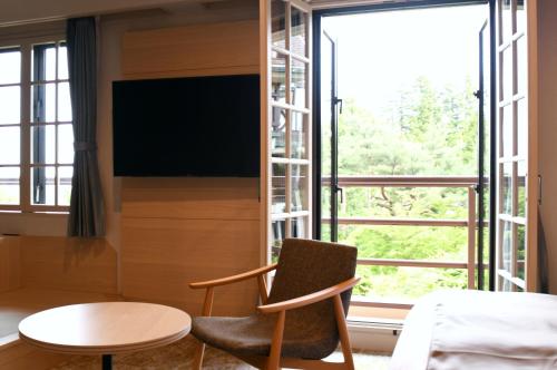 2F Japanese-Western Style Room with View and Terrace - Non-Smoking