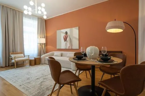 Stylish apartment with a king bed in Wien, Österreich