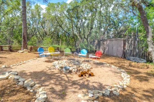 Inn the Woods Family Cabin with Hot Tub and Fire Pit