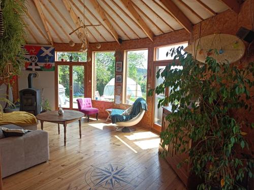 Atypique yourte chambre d'hôte La Capelle-lès-Boulogne
