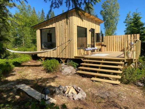 Forest cabin with stunning mountain view & Sauna - Torsby