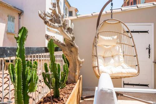 Ile de Porquerolles, KerMarc, appartement lumineux avec grande terrasse