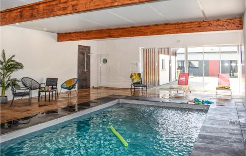 Stunning Home In Le Vieux-bourg With Indoor Swimming Pool, Private Swimming Pool And 2 Bedrooms