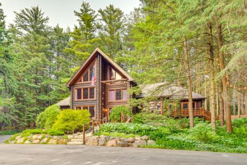 Magical Metamora Cottage with Fire Pit, Pond, Deck!