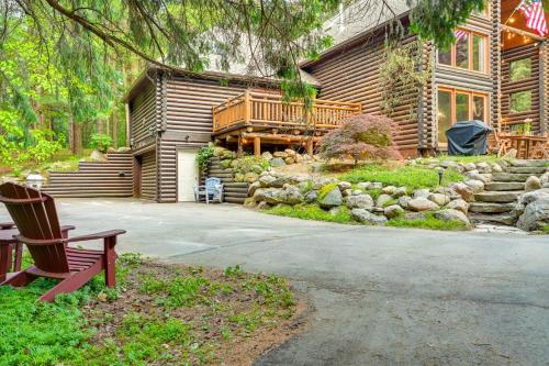 Magical Metamora Cottage with Fire Pit, Pond, Deck!