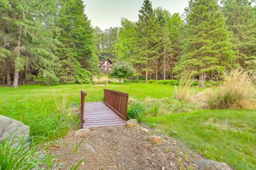 Magical Metamora Cottage with Fire Pit, Pond, Deck!
