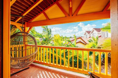 Widok, Hotel Bambou in Les Trois Ilets