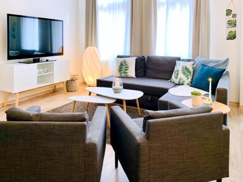 Zentrumsnahe Ferienwohnung mit ruhigem Balkon - Arthur, Lipsko (fotografie 8)