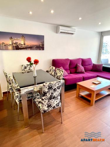 APARTBEACH EUROPEOS JUNTO PLAYA CLIMATIZADO CON GRAN TERRAZA y MUY LUMINOSO