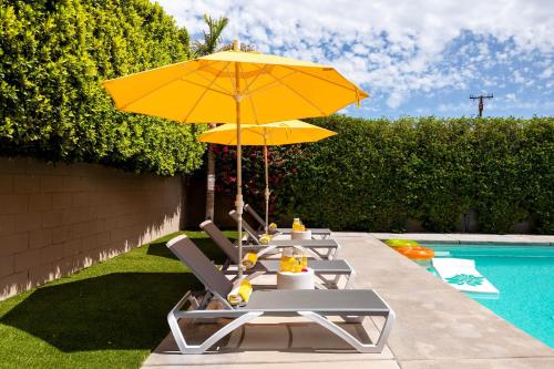 The Hedge House in the Movie Colony in Palm Springs, USA