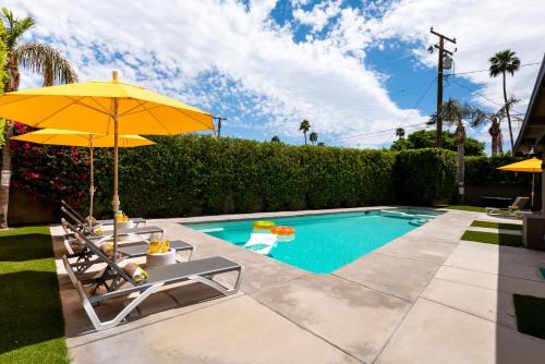The Hedge House in the Movie Colony in Palm Springs, USA