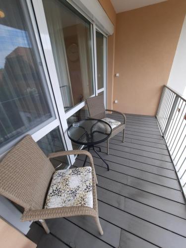 Erkély/terasz, Gizella Apartman in Balatonalmádi