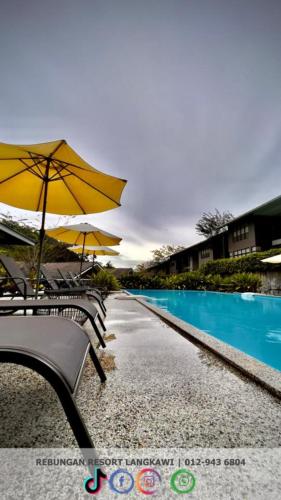 Swimming pool, Rebungan Resort Langkawi near MARDI Langkawi Agro Technology Park