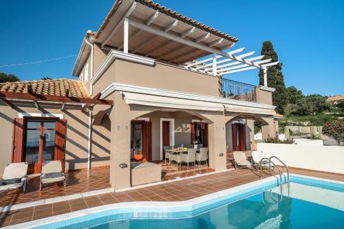 Kumusha Villa near Fiscardo - Accommodation - Mánganos