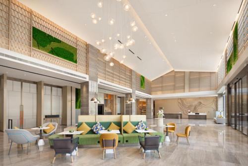 Shared lounge/TV area, Home2 Suites by Hilton Chenzhou Nuanshui Hot Spring in Chenzhou