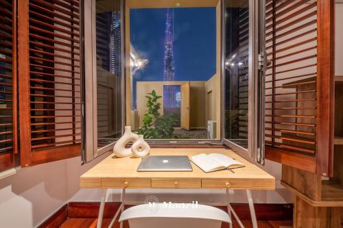 Manzil - Cozy 2BR Penthouse with Private Terrace and Full Burj View in Downtown - image 8