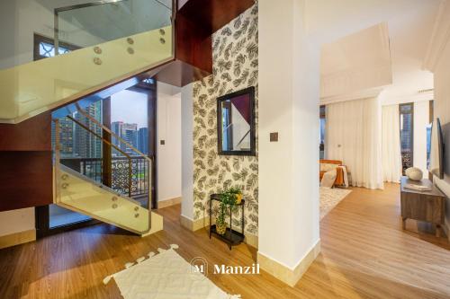 Manzil - Cozy 2BR Penthouse with Private Terrace and Full Burj View in Downtown - image 14